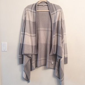 Merona Plaid Flannel Waterfall Cardigan